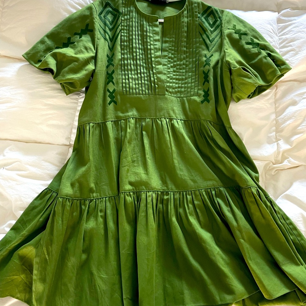 Sachin and Babi Green Dress Size L